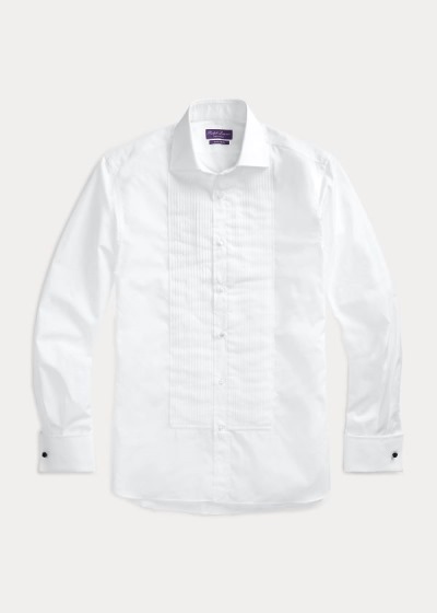 Camisa Smoking Ralph Lauren Hombre Blancos - Aston Pleated - QXCGP5627